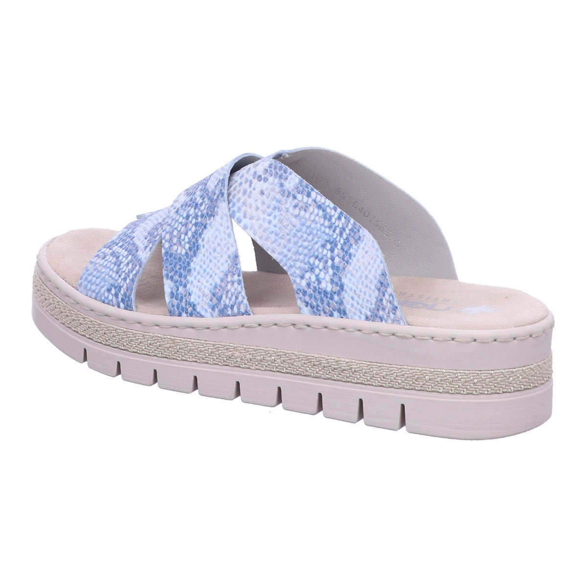 Rieker Pantolette V4989  in Blau