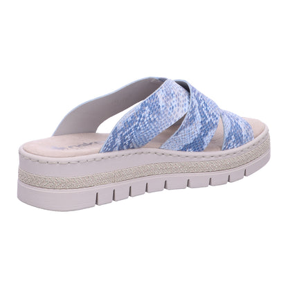 Rieker Pantolette V4989  in Blau