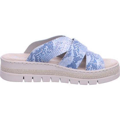 Rieker Pantolette V4989  in Blau