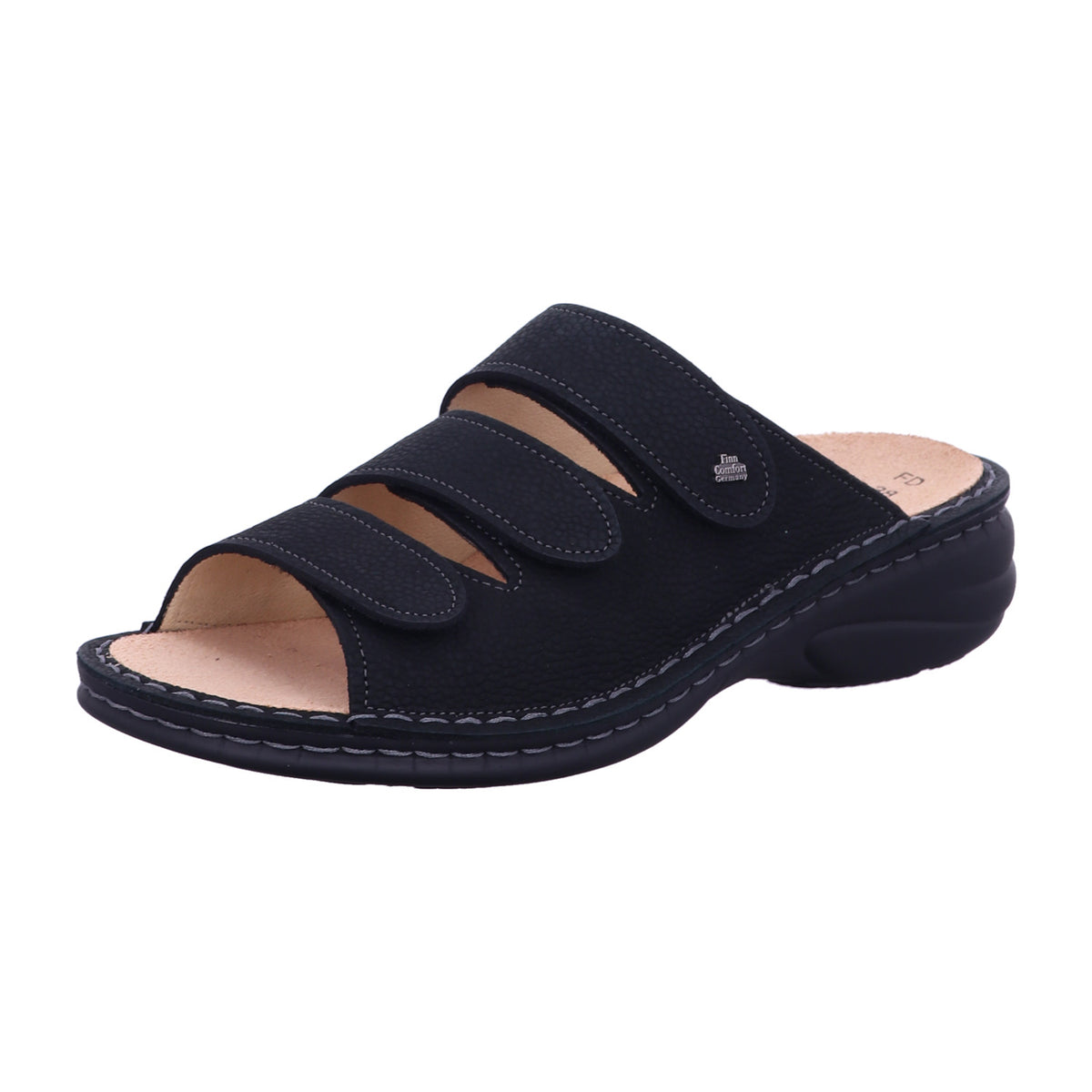 Finn Comfort Pantolette 02620 HELLAS in Schwarz