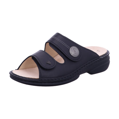 Finn Comfort Pantolette 02550 SANSIBAR in Schwarz