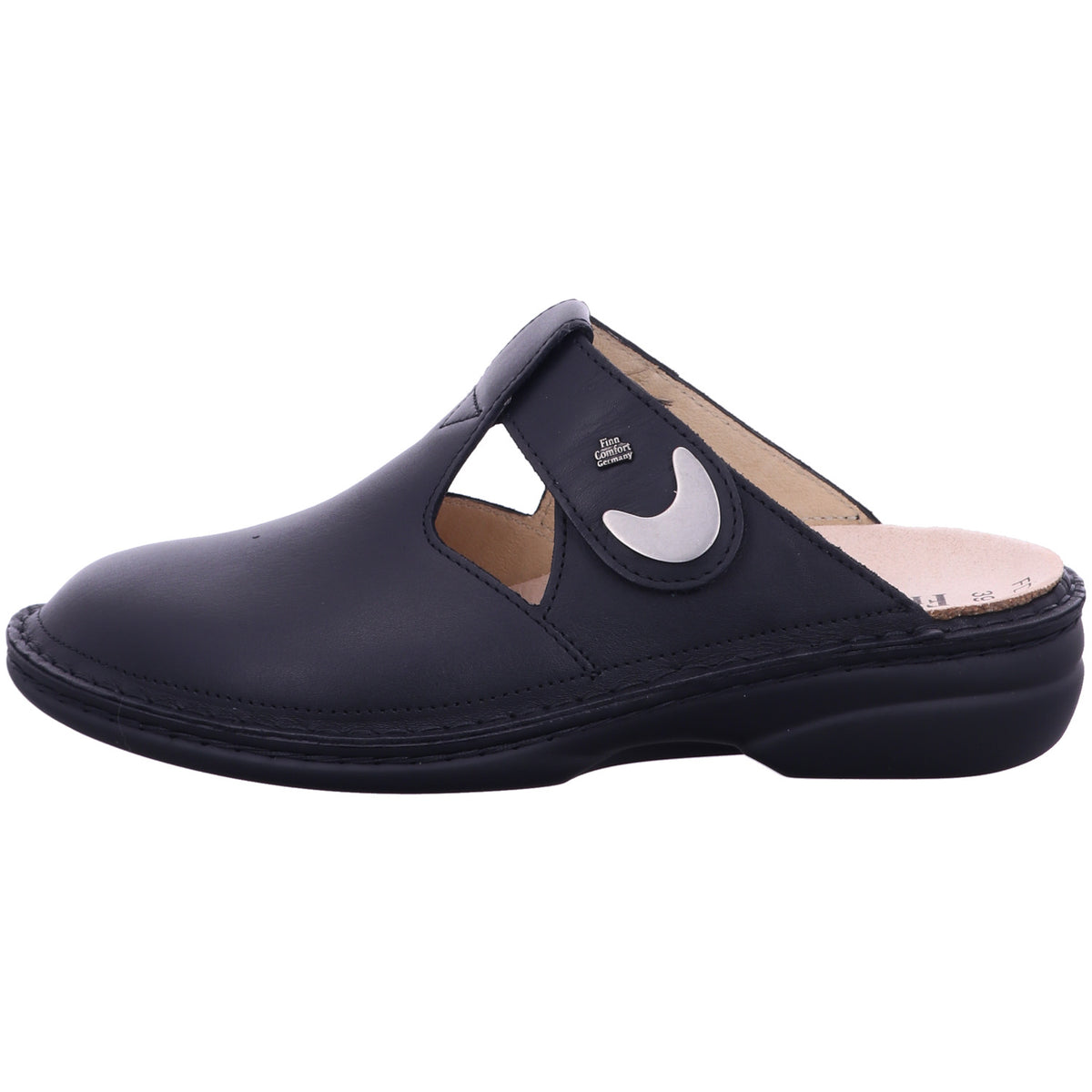Finn Comfort Pantolette 02555 BELEM in Schwarz