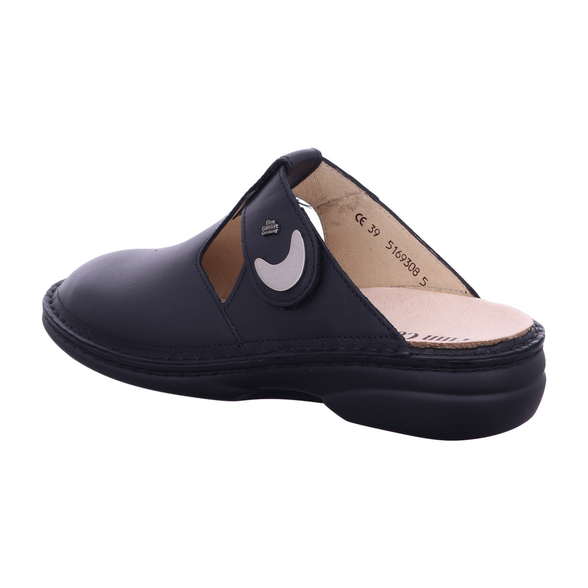 Finn Comfort Pantolette 02555 BELEM in Schwarz