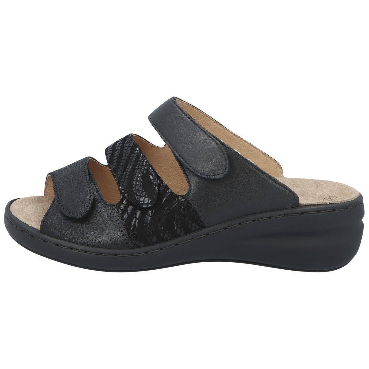 Solidus Pantolette 21154 Spezial - Weite H in Schwarz