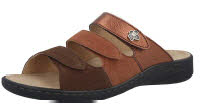 Solidus Pantolette 20141 Wellness Weite G in Braun
