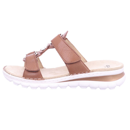 Solidus Pantolette 20141 Wellness Weite G in Braun