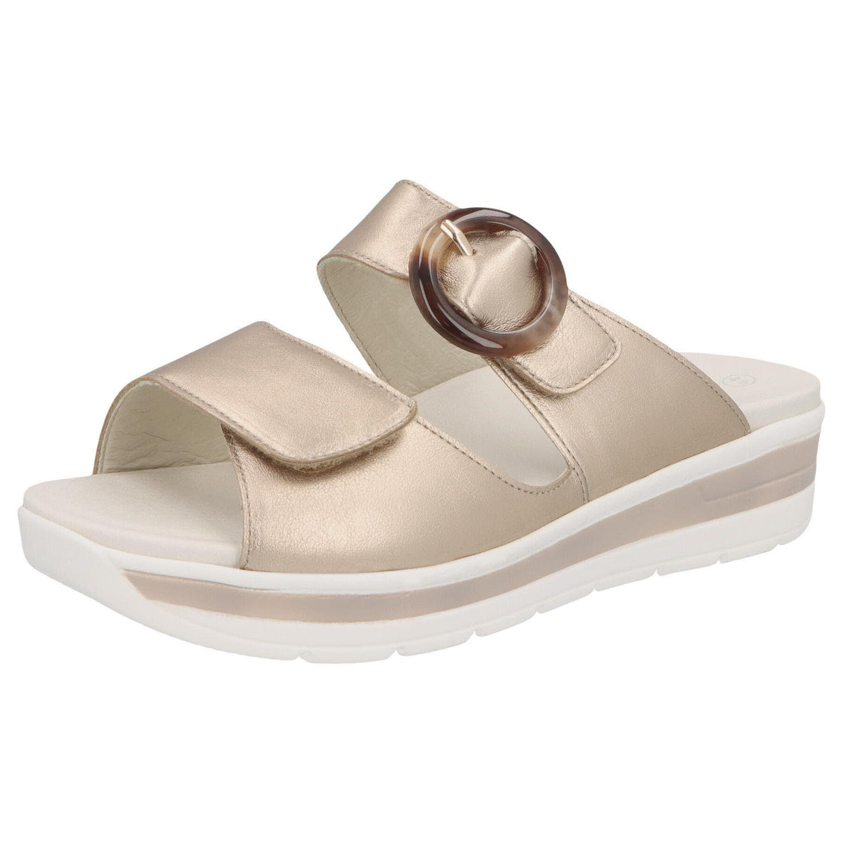 Solidus Pantolette 48030 Greta - Weite G in Beige