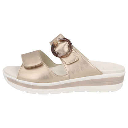 Solidus Pantolette 48030 Greta - Weite G in Beige