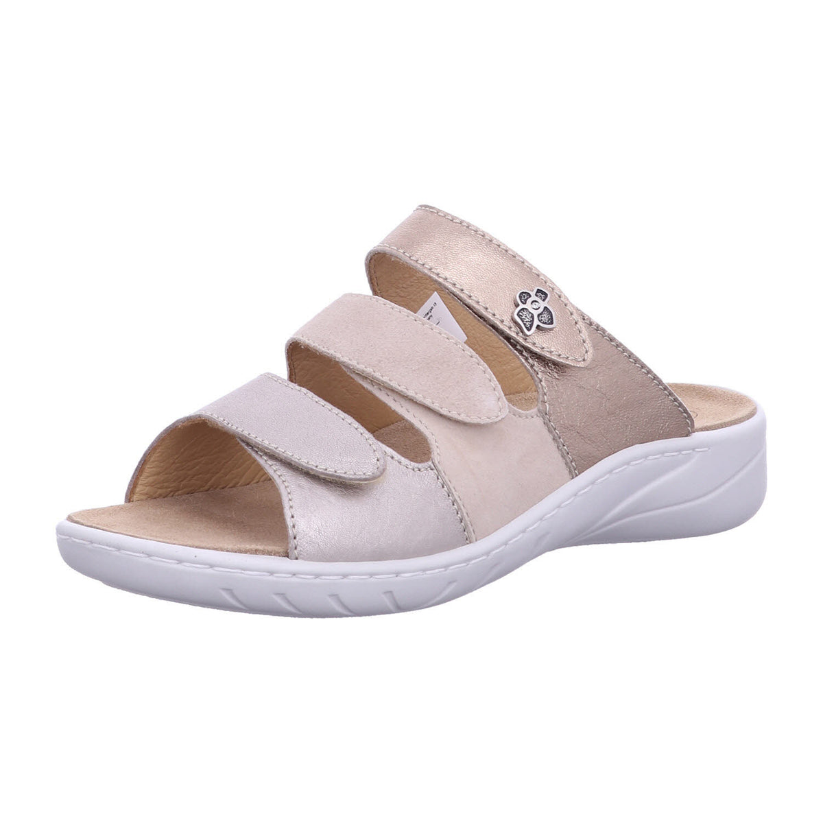 Solidus Pantolette 20141 Wellness Spezial - Weite G in Beige