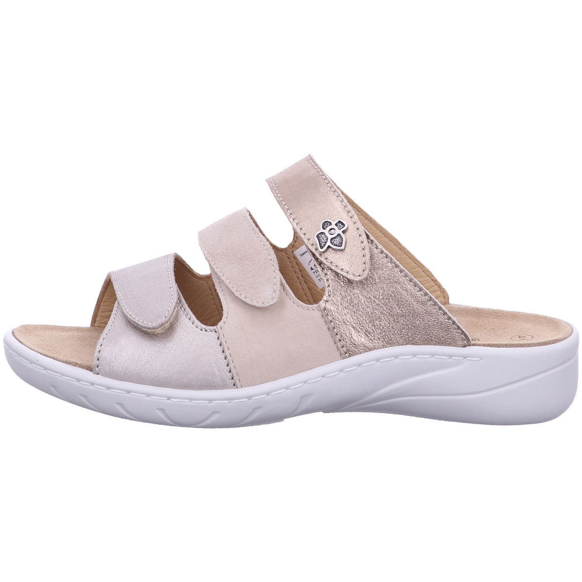 Solidus Pantolette 20141 Wellness Spezial - Weite G in Beige
