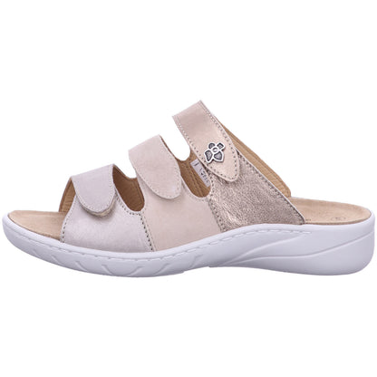 Solidus Pantolette 20141 Wellness Spezial - Weite G in Beige