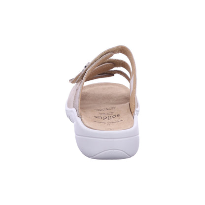Solidus Pantolette 20141 Wellness Spezial - Weite G in Beige