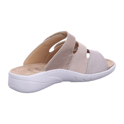 Solidus Pantolette 20141 Wellness Spezial - Weite G in Beige
