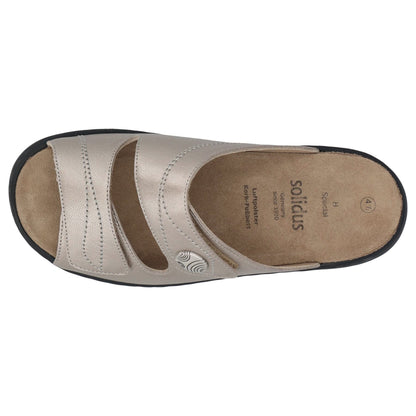 Solidus Pantolette 21104 Spezial - Weite H in Beige