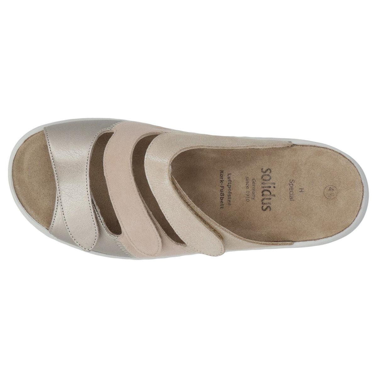 Solidus Pantolette 21154 Spezial - Weite H in Beige