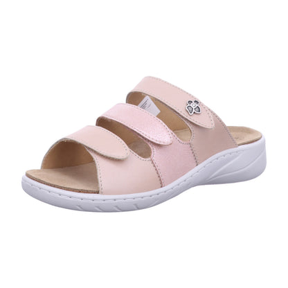 Solidus Pantolette 20141 Wellness Special - Weite G in Rot