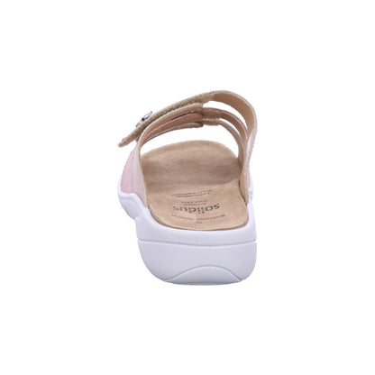 Solidus Pantolette 20141 Wellness Special - Weite G in Rot