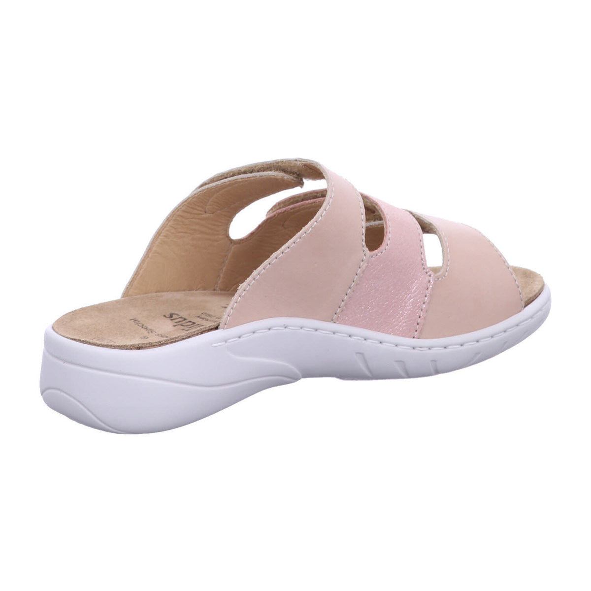 Solidus Pantolette 20141 Wellness Special - Weite G in Rot