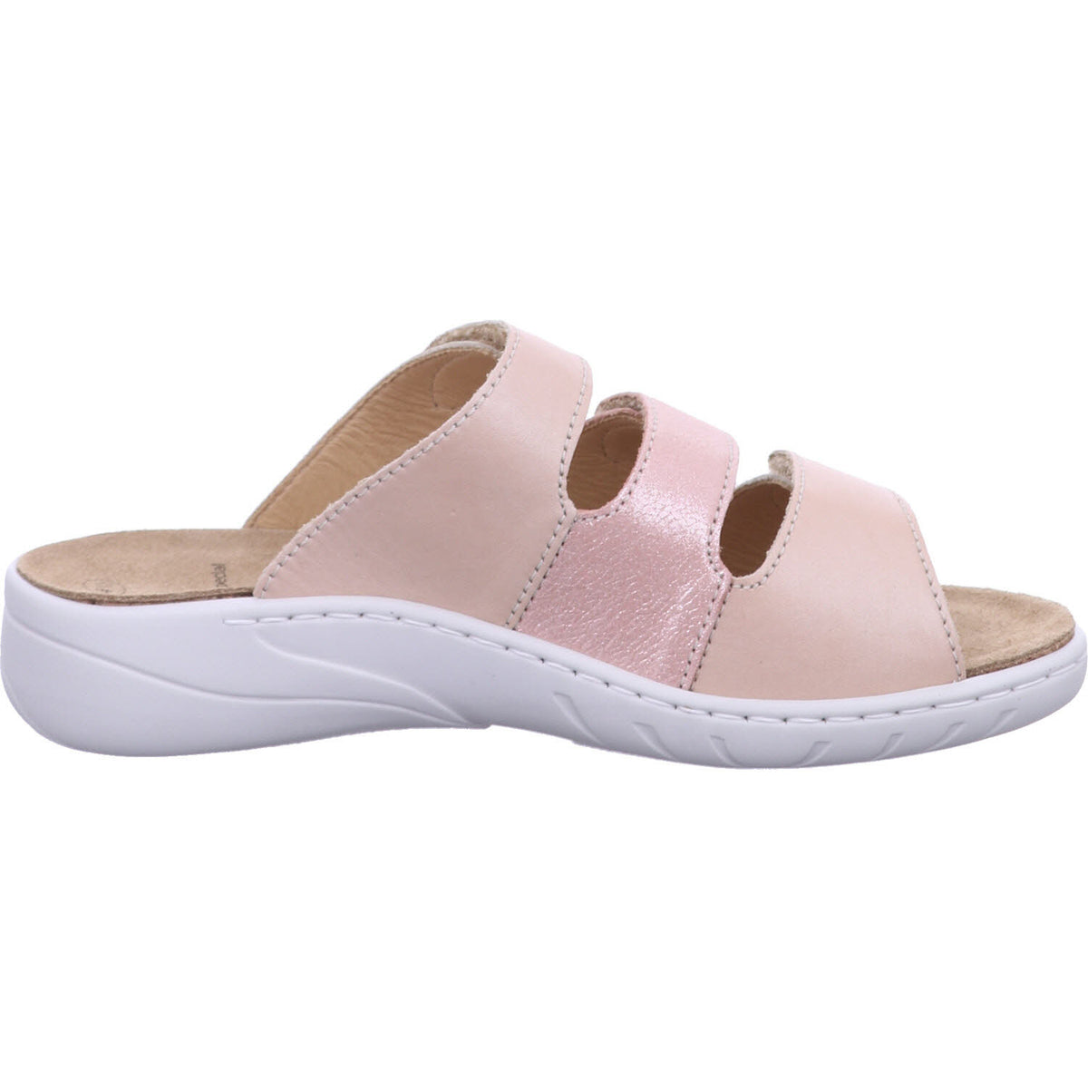 Solidus Pantolette 20141 Wellness Special - Weite G in Rot