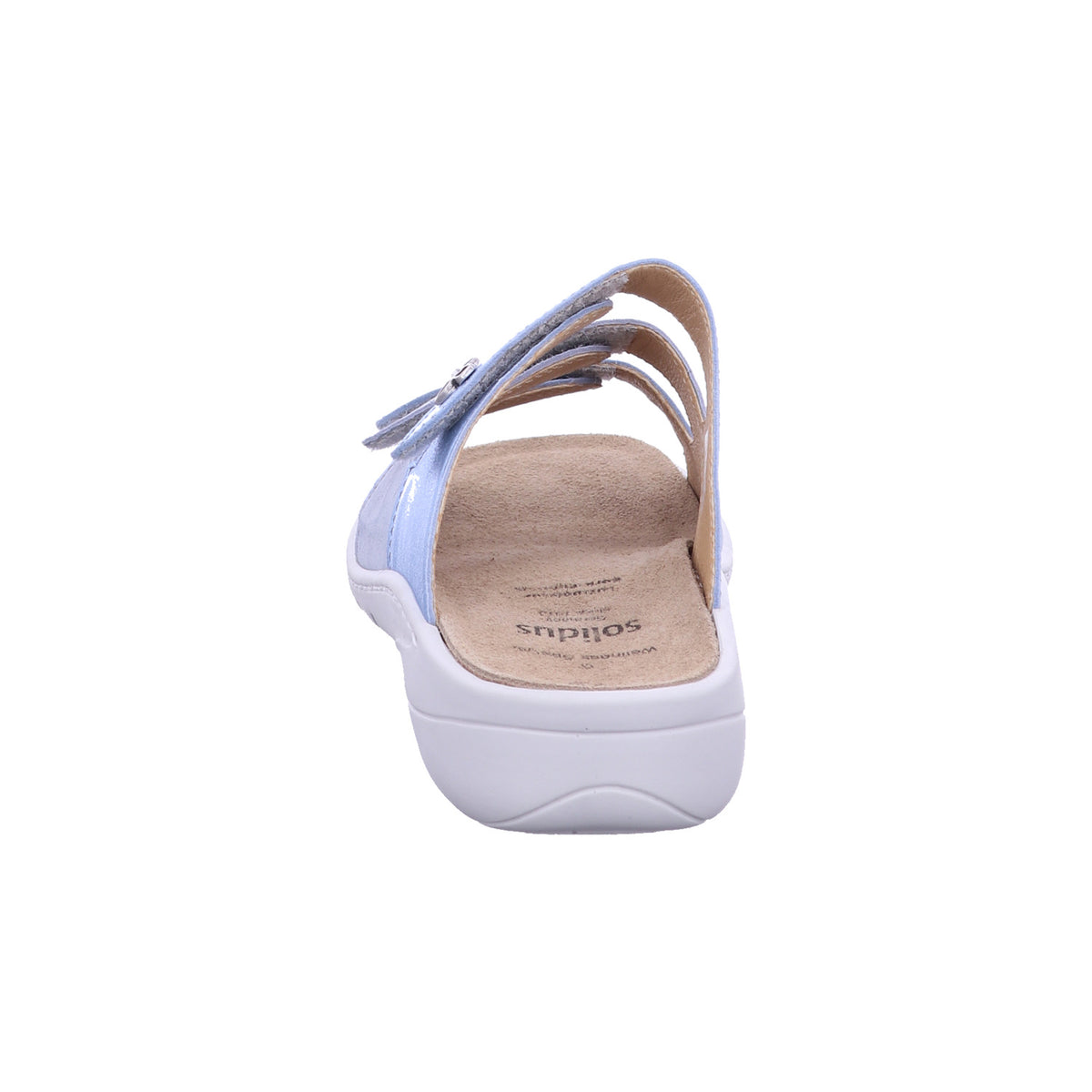 Solidus Pantolette 20141 Wellness in Blau