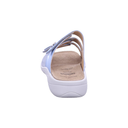 Solidus Pantolette 20141 Wellness in Blau
