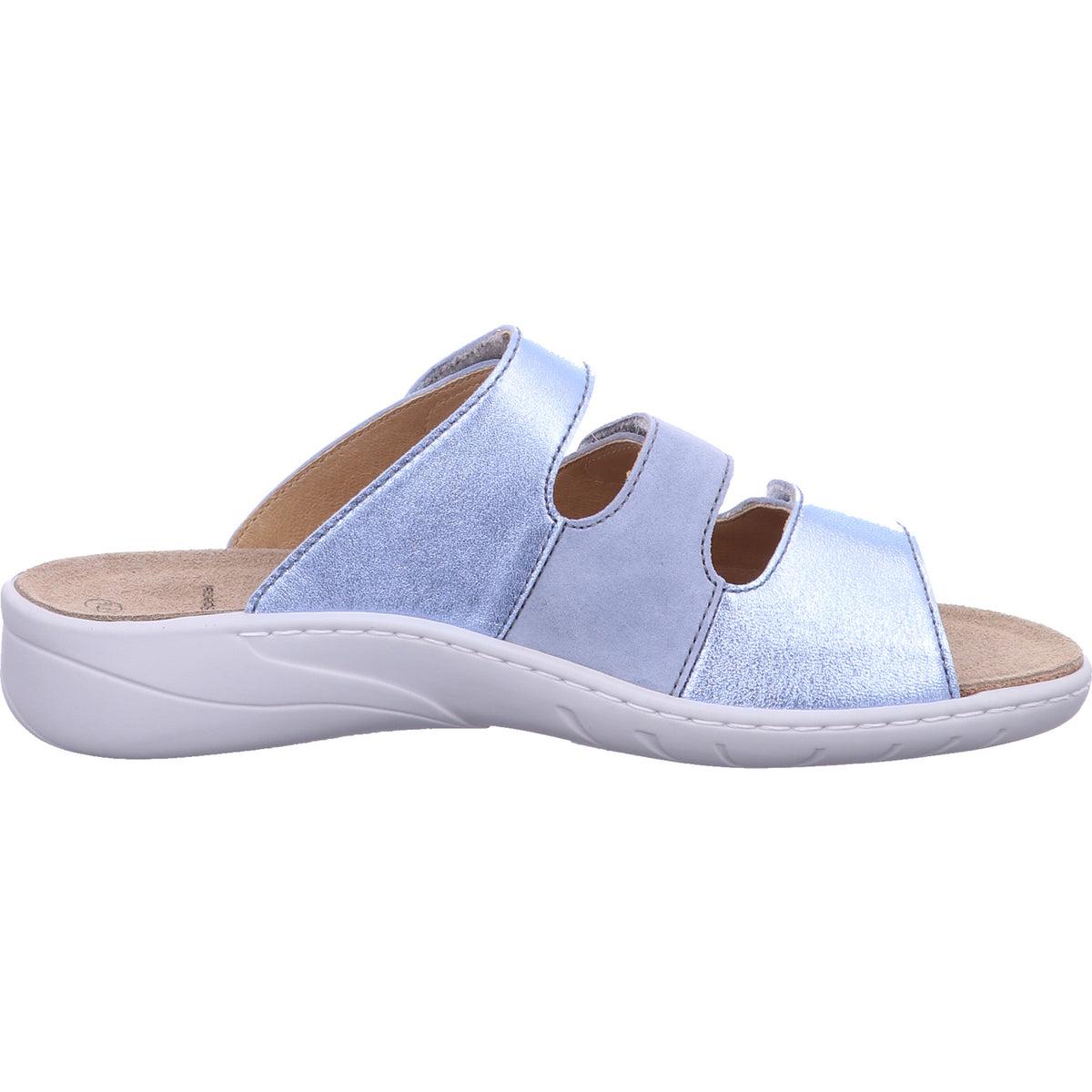 Solidus Pantolette 20141 Wellness in Blau