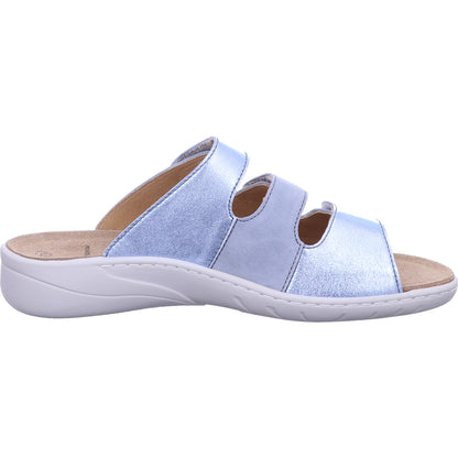 Solidus Pantolette 20141 Wellness in Blau
