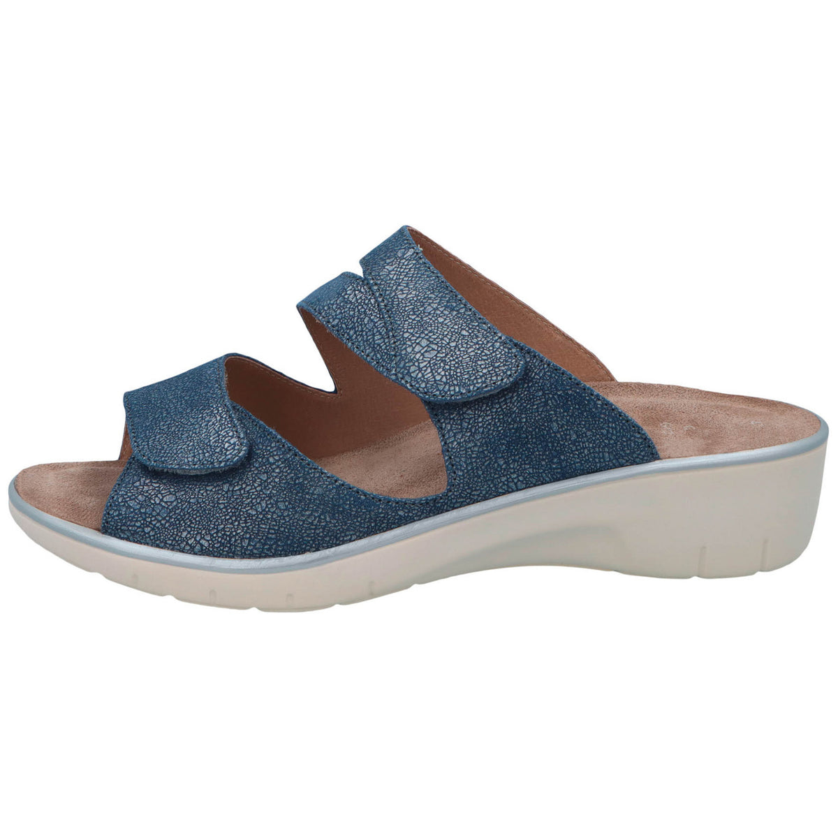 Solidus Pantolette 24009 Gina - Weite G in Blau
