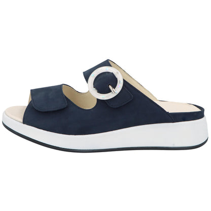 Solidus Pantolette 75035 Hannah - Weite H in Blau