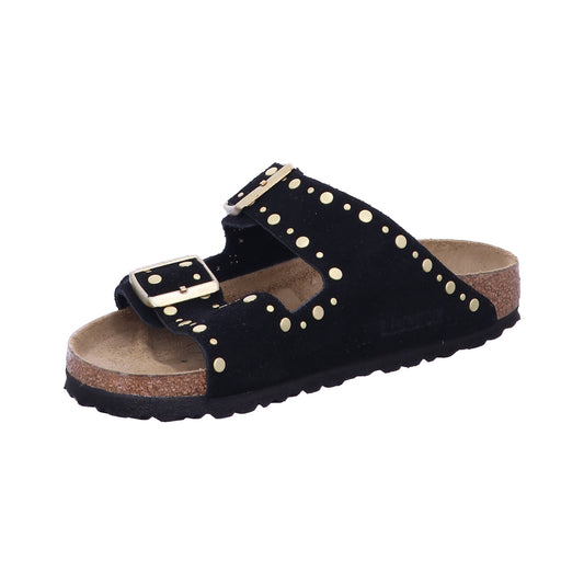 Birkenstock Pantolette 1030348 Arizona Rivet LEVE Black in Schwarz