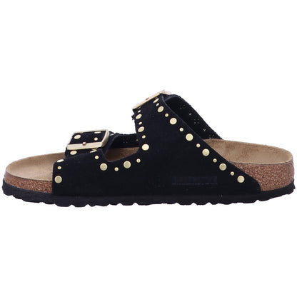 Birkenstock Pantolette 1030348 Arizona Rivet LEVE Black in Schwarz