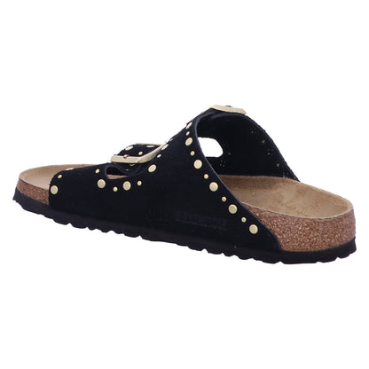 Birkenstock Pantolette 1030348 Arizona Rivet LEVE Black in Schwarz