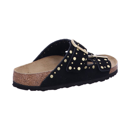 Birkenstock Pantolette 1030348 Arizona Rivet LEVE Black in Schwarz