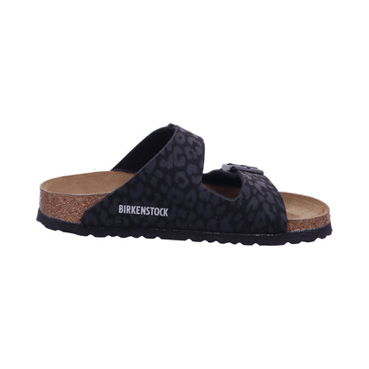 Birkenstock Pantolette 1030563 Arizona SYN Leo Black in Schwarz