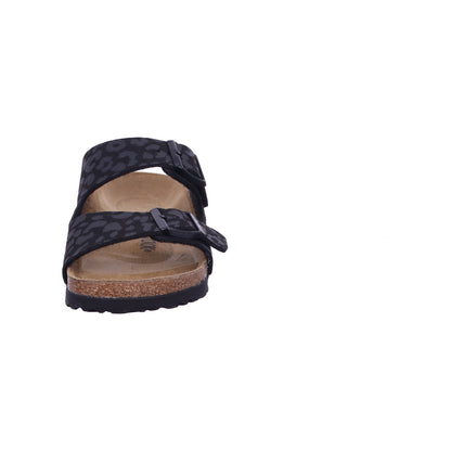 Birkenstock Pantolette 1030563 Arizona SYN Leo Black in Schwarz