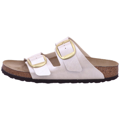 Birkenstock Pantolette 1020021 Arizona BB BF Graceful Pearl White in Weiß