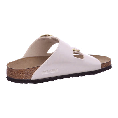 Birkenstock Pantolette 1020021 Arizona BB BF Graceful Pearl White in Weiß