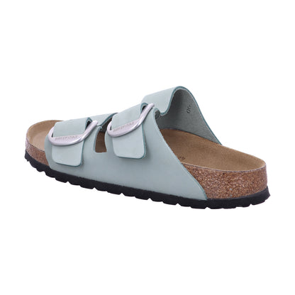 Birkenstock Pantolette 1029311 Arizona Big Buckle LENB Pure Sage in Grau