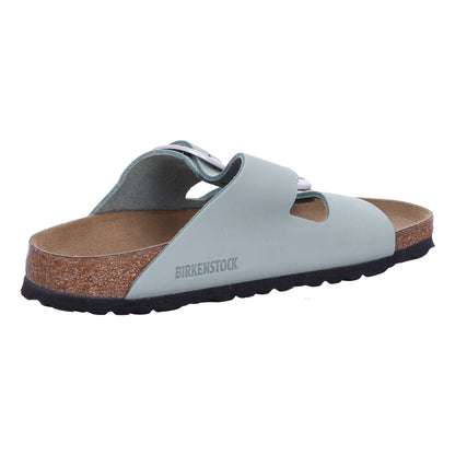 Birkenstock Pantolette 1029311 Arizona Big Buckle LENB Pure Sage in Grau