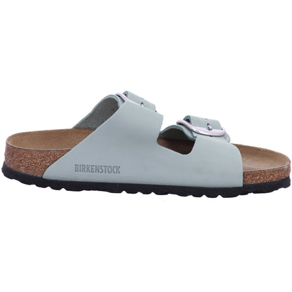 Birkenstock Pantolette 1029311 Arizona Big Buckle LENB Pure Sage in Grau