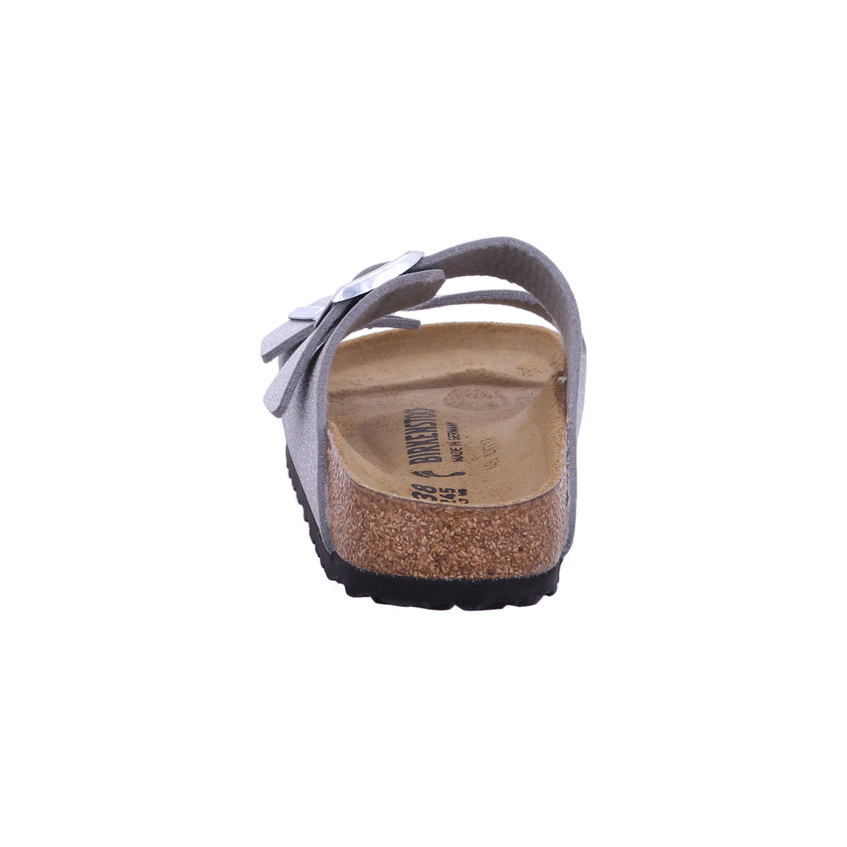 Birkenstock Pantolette 1030127 Arizona SYN Shiny Glitter Silver in Grau