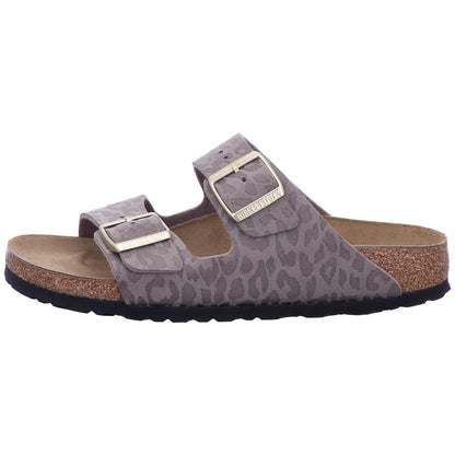 Birkenstock Pantolette 1031941 Arizona SYN Leo Gray Taupe in Grau