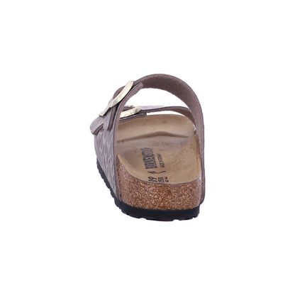 Birkenstock Pantolette 1031941 Arizona SYN Leo Gray Taupe in Grau
