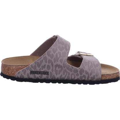 Birkenstock Pantolette 1031941 Arizona SYN Leo Gray Taupe in Grau
