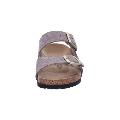 Birkenstock Pantolette 1031941 Arizona SYN Leo Gray Taupe in Grau