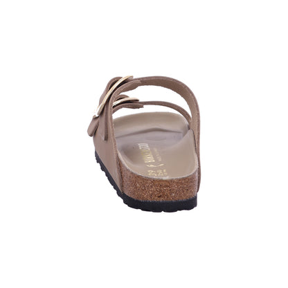 Birkenstock Pantolette 1030395 Arizona Big Buckle LEOI TabaccoBrown HEX in Braun