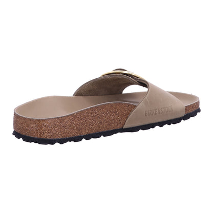 Birkenstock Pantolette 1030467 Madrid Big Buckle LEOI Tabacco Brown HEX in Braun