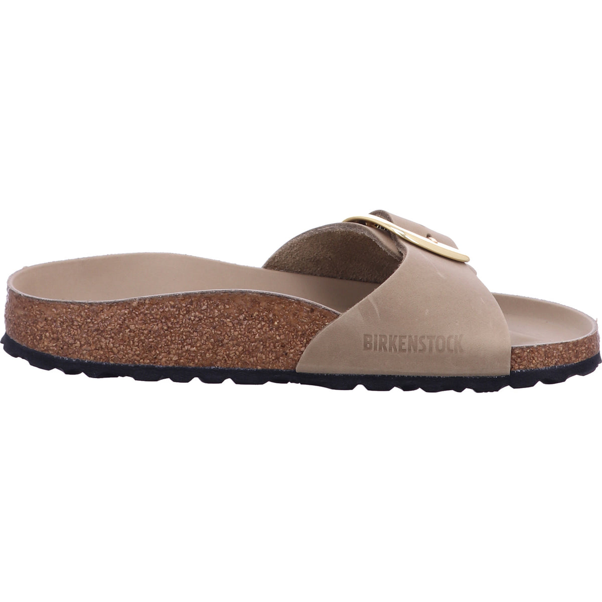 Birkenstock Pantolette 1030467 Madrid Big Buckle LEOI Tabacco Brown HEX in Braun