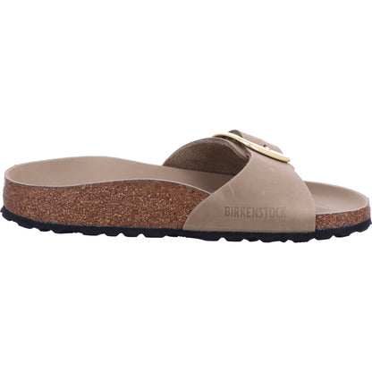 Birkenstock Pantolette 1030467 Madrid Big Buckle LEOI Tabacco Brown HEX in Braun
