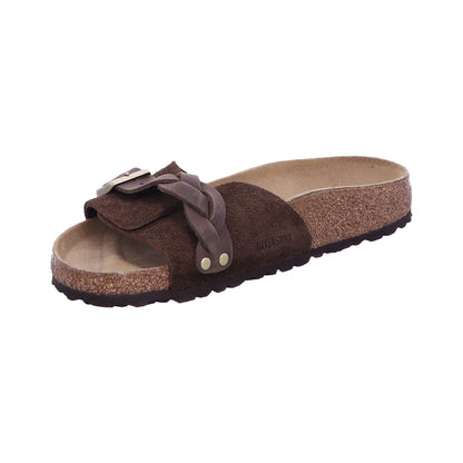 Birkenstock Pantolette 1031734 Oita Braided LEOI/LEVE Carafe in Braun